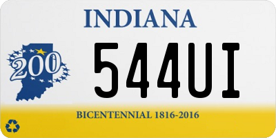 IN license plate 544UI