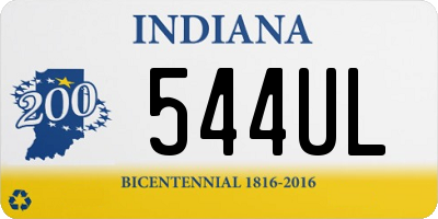 IN license plate 544UL