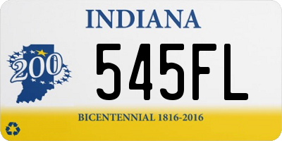 IN license plate 545FL