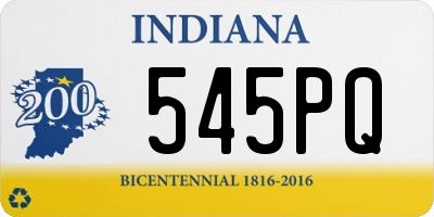 IN license plate 545PQ