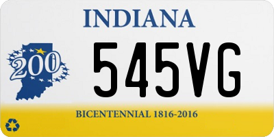 IN license plate 545VG