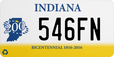 IN license plate 546FN