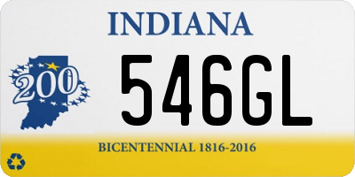 IN license plate 546GL