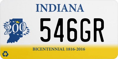 IN license plate 546GR