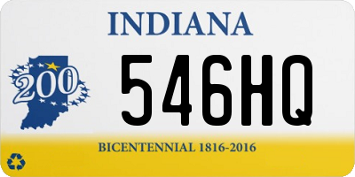 IN license plate 546HQ