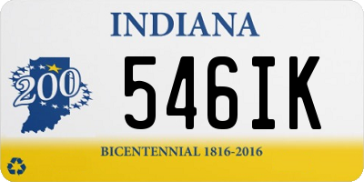 IN license plate 546IK