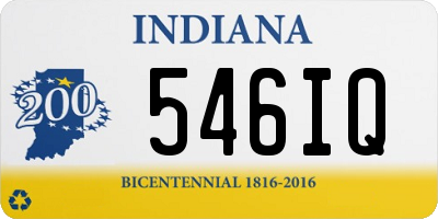 IN license plate 546IQ