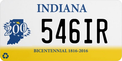 IN license plate 546IR