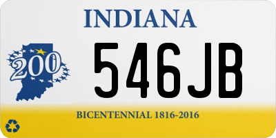 IN license plate 546JB