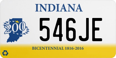 IN license plate 546JE