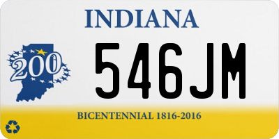 IN license plate 546JM