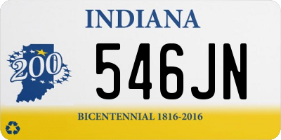 IN license plate 546JN