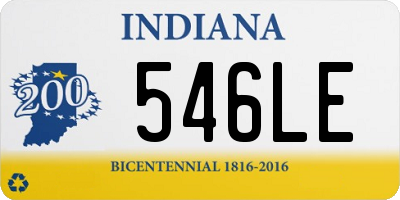 IN license plate 546LE