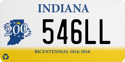 IN license plate 546LL