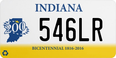 IN license plate 546LR