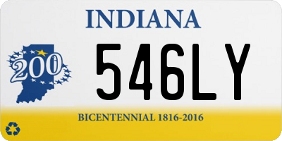 IN license plate 546LY