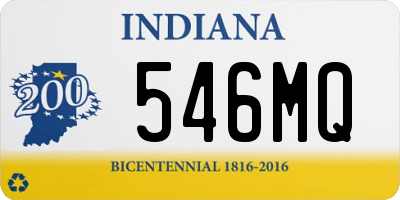 IN license plate 546MQ