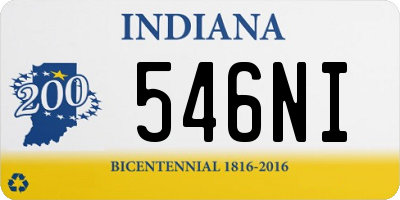 IN license plate 546NI