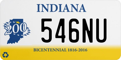 IN license plate 546NU