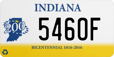 IN license plate 546OF