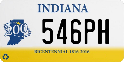 IN license plate 546PH