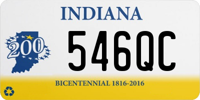 IN license plate 546QC