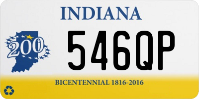 IN license plate 546QP