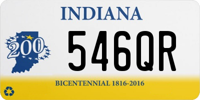 IN license plate 546QR