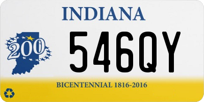 IN license plate 546QY