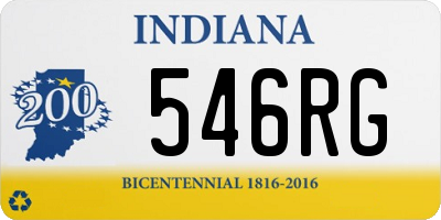 IN license plate 546RG