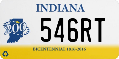 IN license plate 546RT