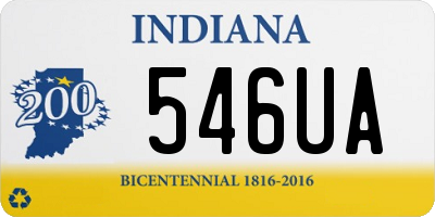 IN license plate 546UA