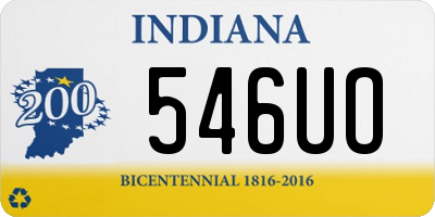 IN license plate 546UO