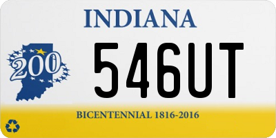 IN license plate 546UT