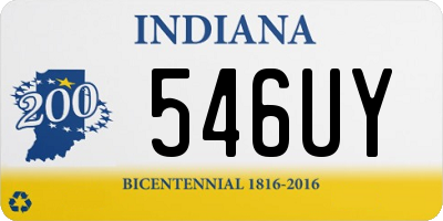 IN license plate 546UY