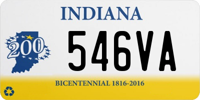 IN license plate 546VA