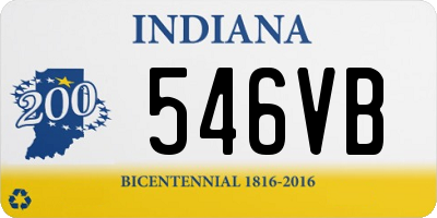 IN license plate 546VB