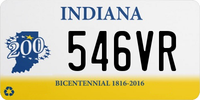 IN license plate 546VR