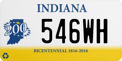IN license plate 546WH