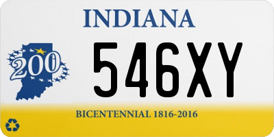 IN license plate 546XY