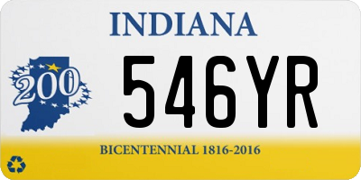 IN license plate 546YR