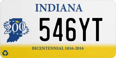 IN license plate 546YT