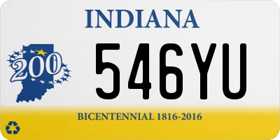 IN license plate 546YU