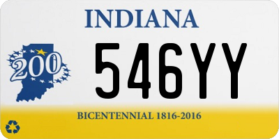 IN license plate 546YY