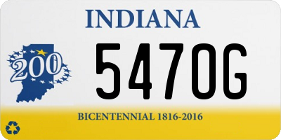 IN license plate 547OG