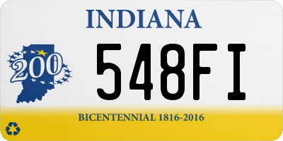 IN license plate 548FI