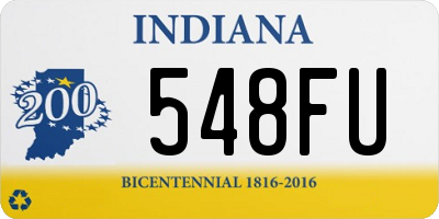 IN license plate 548FU