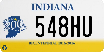 IN license plate 548HU