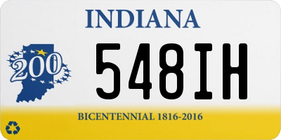 IN license plate 548IH