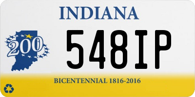 IN license plate 548IP